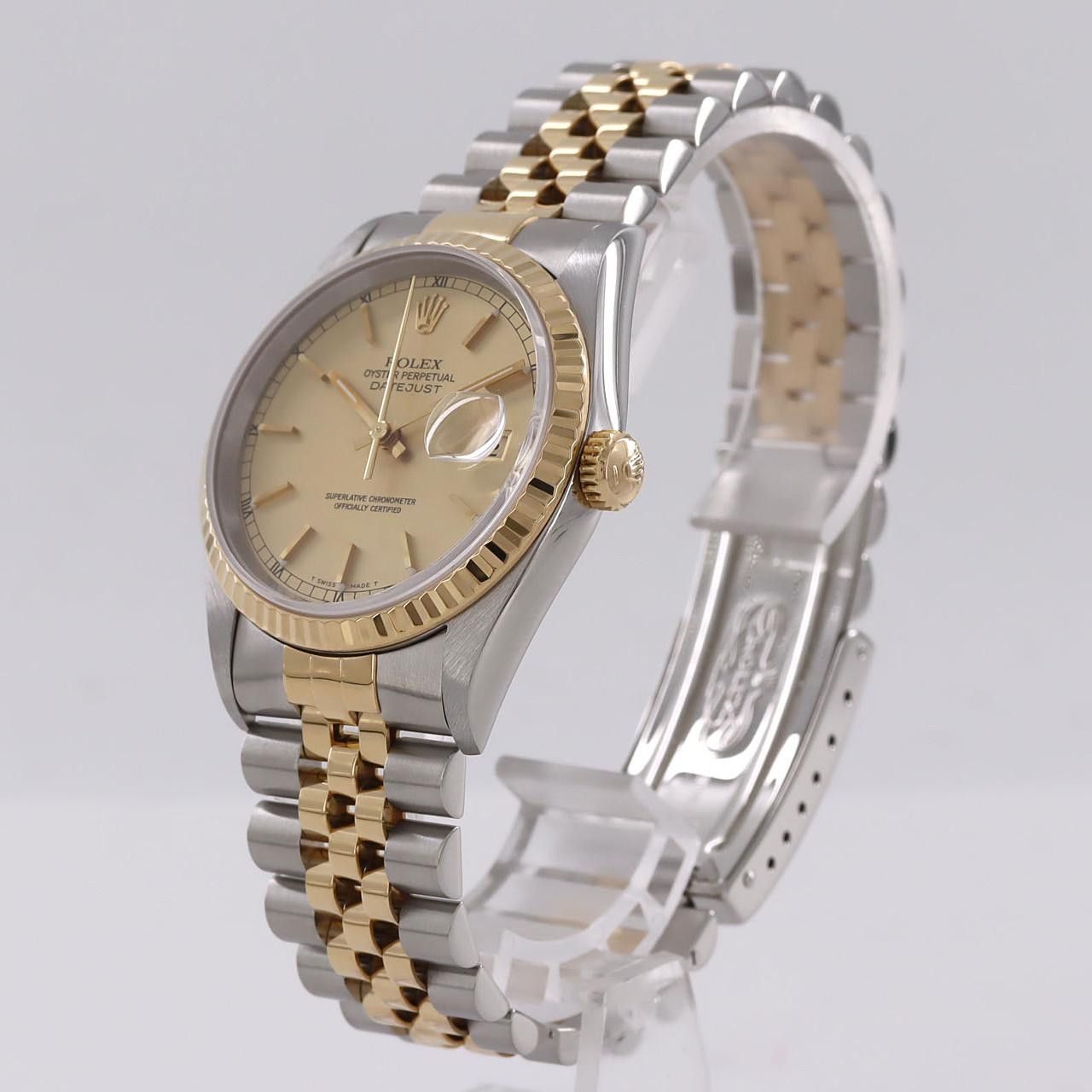 Rolex Rolex Rolex Datejust Stainless Steel x Yellow Gold Watch Metal Automatic 16233 DUTY FREE for USA Size ONE SIZE - 2 Thumbnail