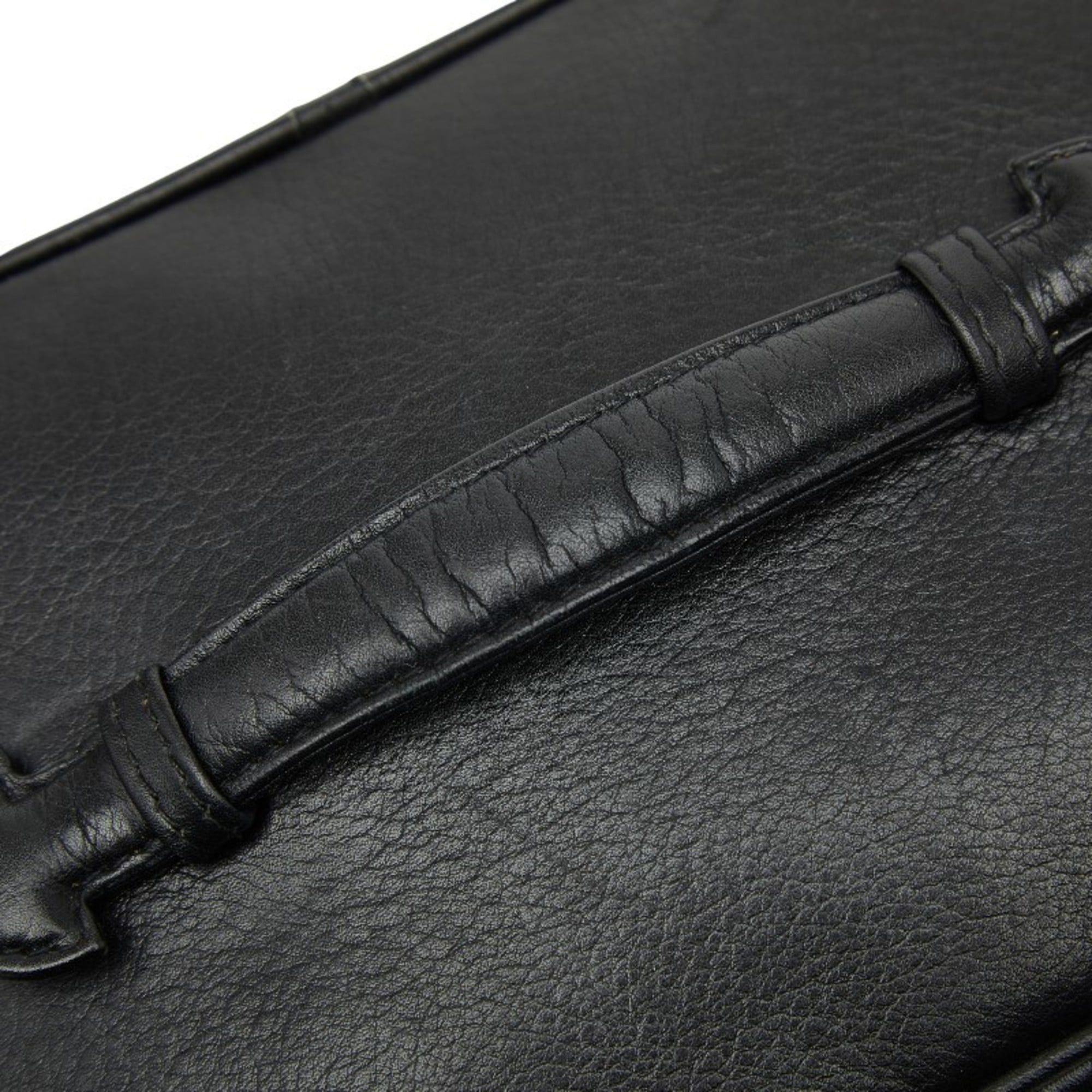 Chanel CHANEL Bicolor Vanity Bag Handbag Black Lambskin Women's Size ONE SIZE - 8 Thumbnail