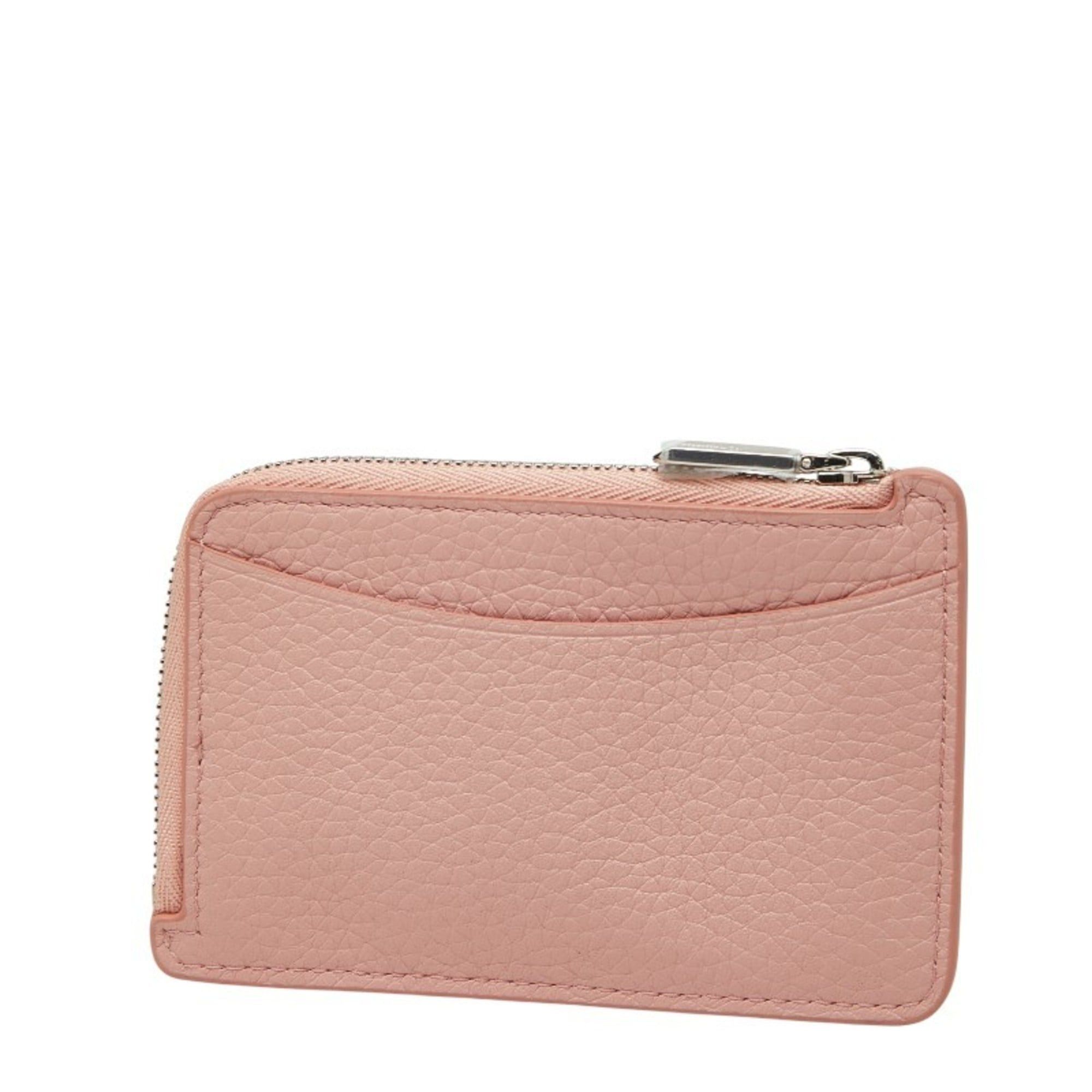 Tiffany & Co. Tiffany & Co. Return to business card holder, case, pass fragment pink leather, women's. TIFFANY Size ONE SIZE - 2 Thumbnail