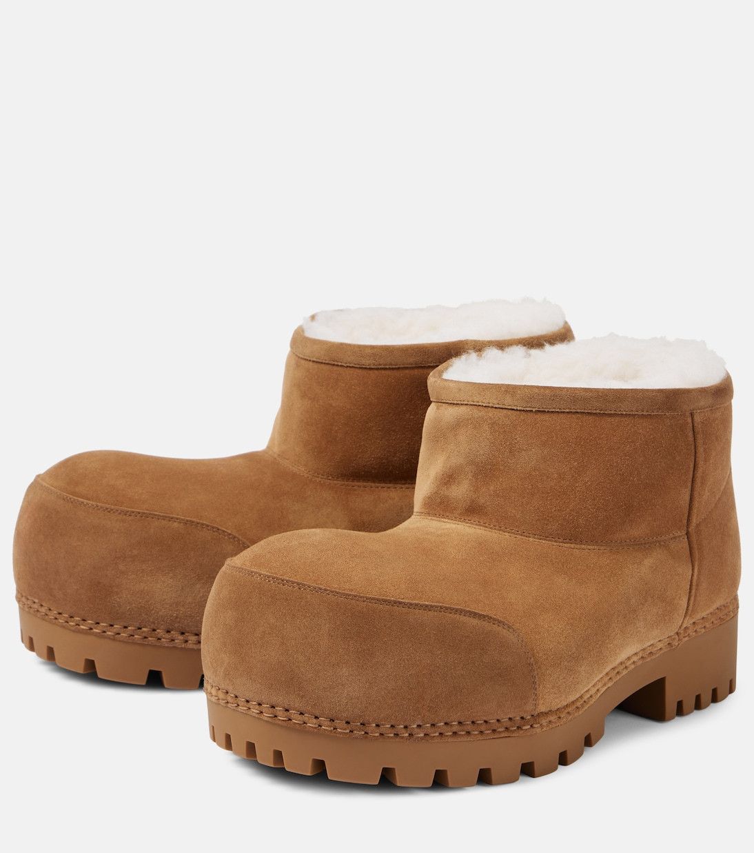 Balenciaga Alaska Low Boot in brown suede Size US 5 / IT 35 - 2 Thumbnail