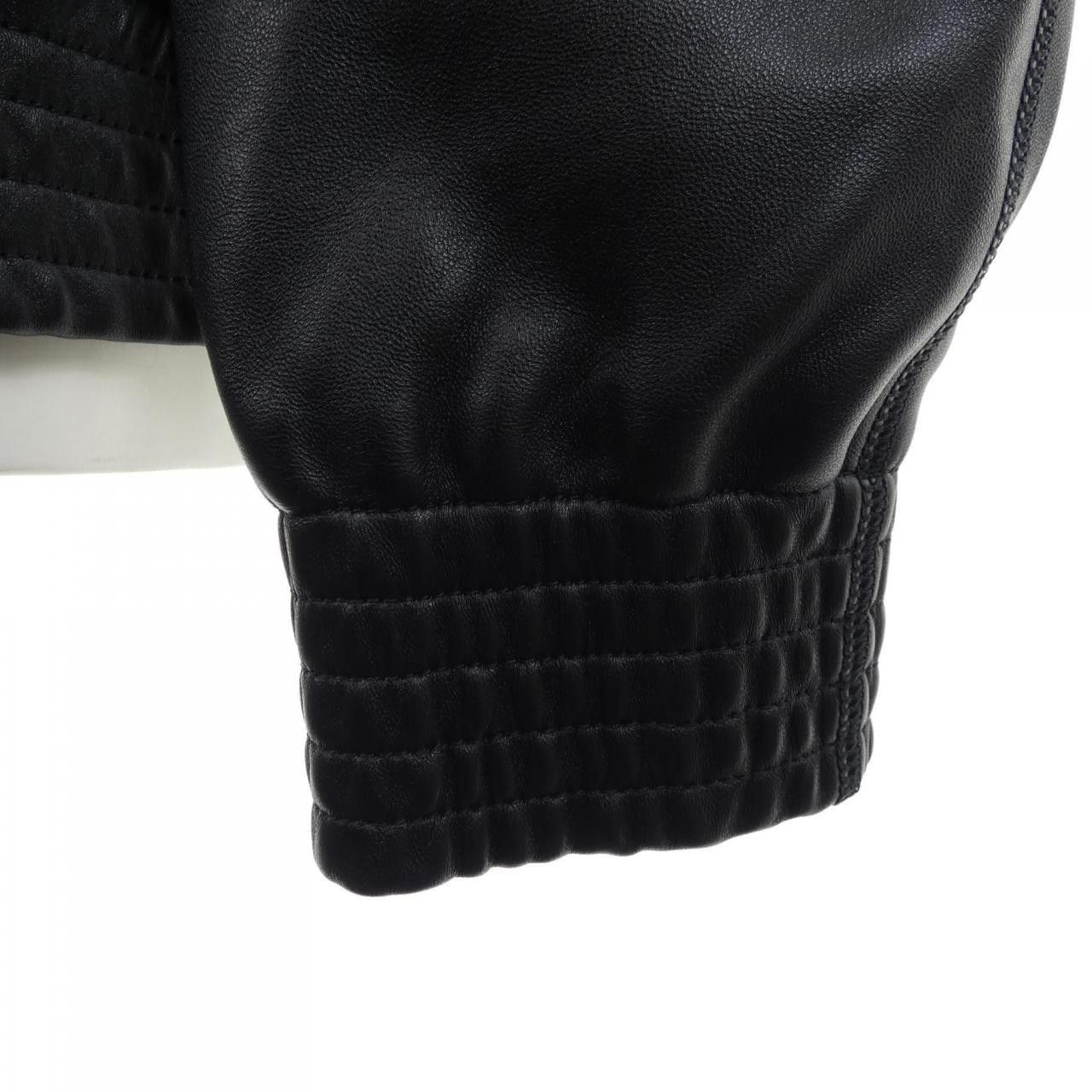 Louis Vuitton Louis Vuitton Louis Vuitton Leather Jacket Leather Outerwear HRL48ETV8 DUTY FREE for USA Size ONE SIZE - 6 Thumbnail