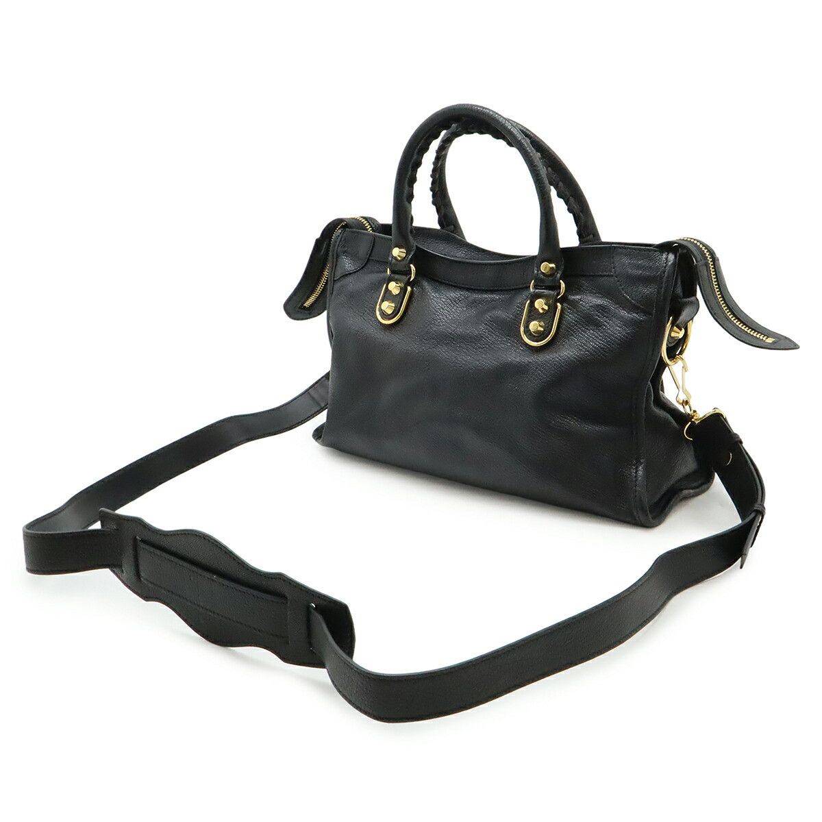 Balenciaga Balenciaga Balenciaga Classic Metallic Edge City Leather 2way Bag Leather Shoulder Bag 432831 DUTY FREE for USA Size ONE SIZE - 2 Thumbnail