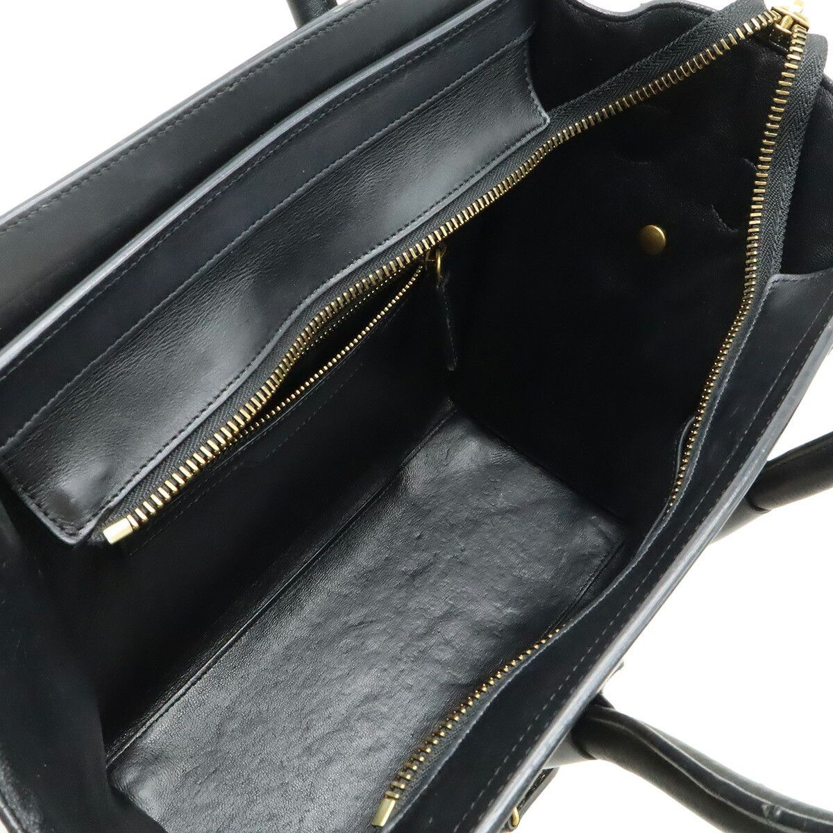 Celine Celine Celine Luggage Micro Shopper Python Leather Handbag Leather Tote Bag 167743 DUTY FREE for USA Size ONE SIZE - 6 Thumbnail