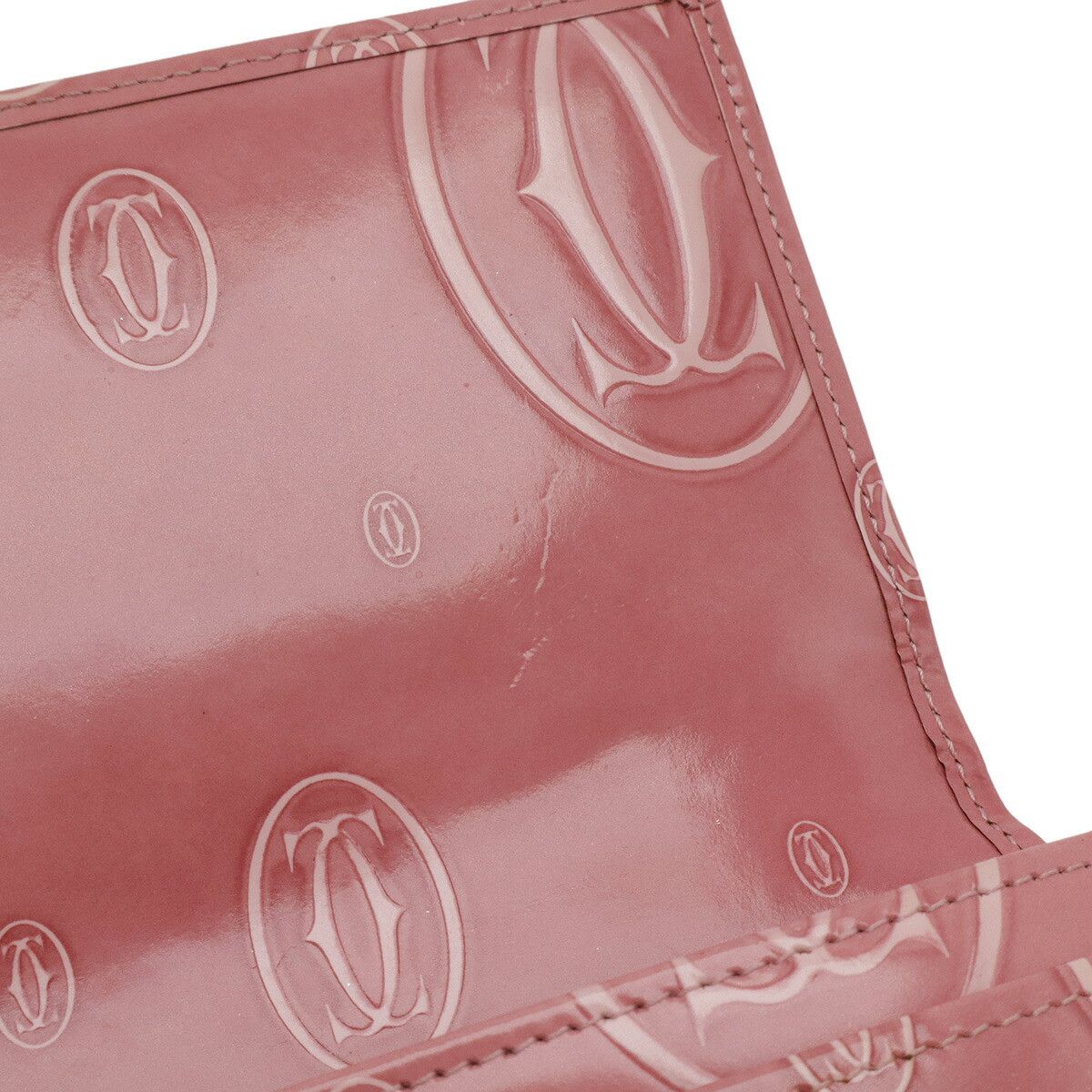 Cartier Cartier Cartier Happy Birthday Patent Leather Long Wallet Leather Long Wallet L30000951 DUTY FREE for USA Size ONE SIZE - 8 Thumbnail