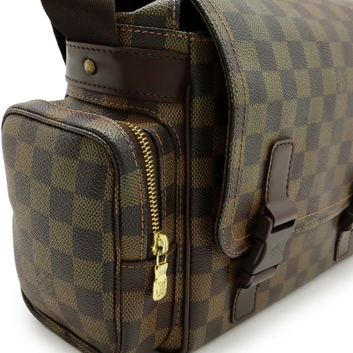 Louis Vuitton Louis Vuitton Louis Vuitton Reporter Melville Damier Shoulder Bag Textile Crossbody Bag N51126 DUTY FREE for USA Size ONE SIZE - 8 Thumbnail