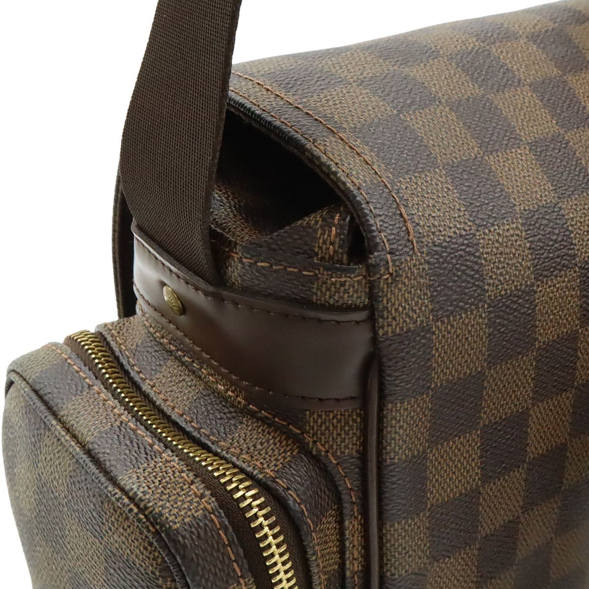 Louis Vuitton Louis Vuitton Louis Vuitton Reporter Melville Damier Shoulder Bag Textile Crossbody Bag N51126 DUTY FREE for USA Size ONE SIZE - 4 Thumbnail