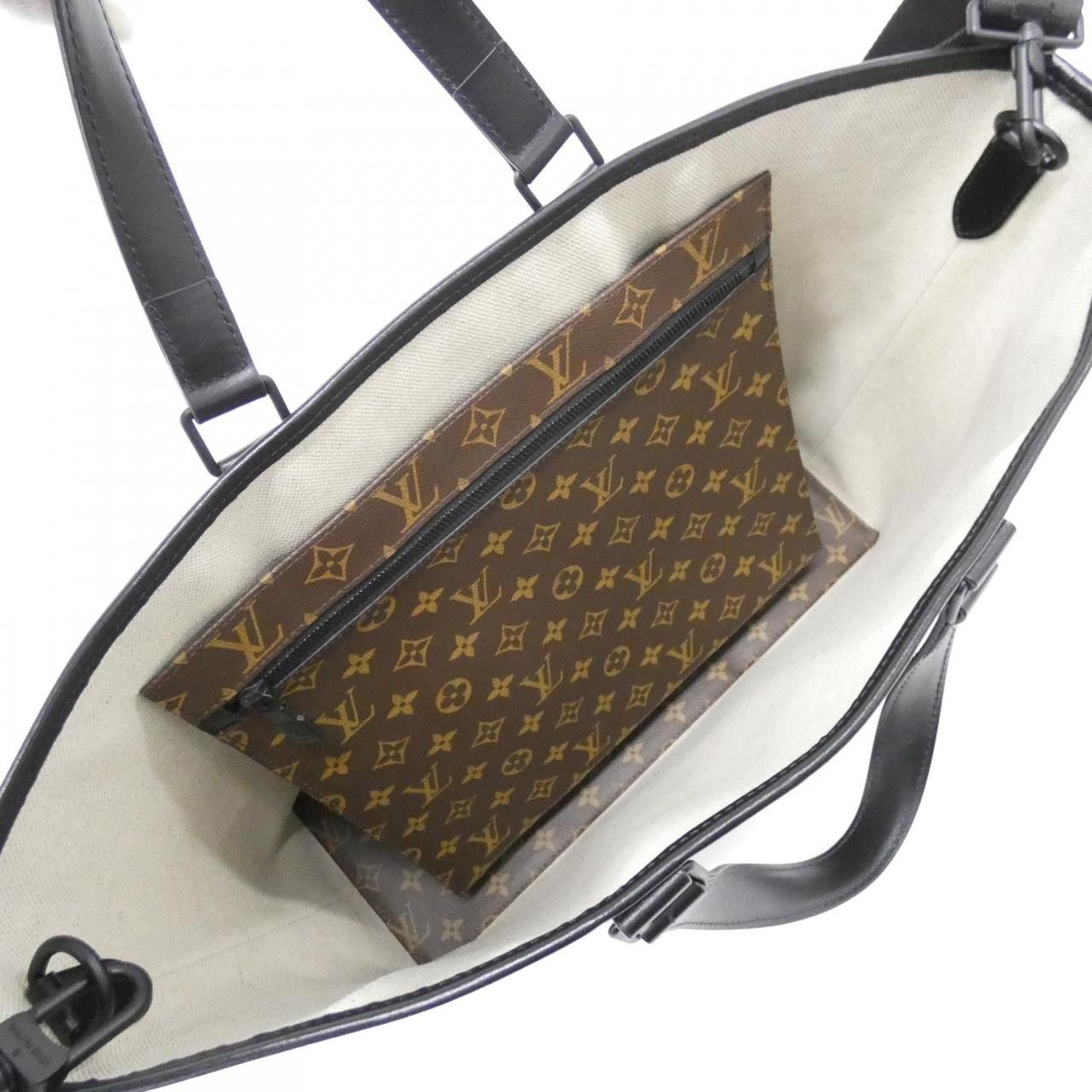 Louis Vuitton Louis Vuitton Louis Vuitton Monogram Macassar Weekend Tote Bag Textile Tote Bag M45733 DUTY FREE for USA Size ONE SIZE - 8 Thumbnail