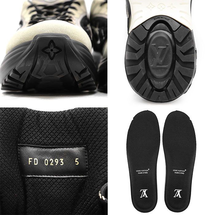 Louis Vuitton Louis Vuitton Louis Vuitton Discovery Line Monogram Nubuck Leather Sneakers Leather Shoes DUTY FREE for USA Size ONE SIZE - 10 Thumbnail