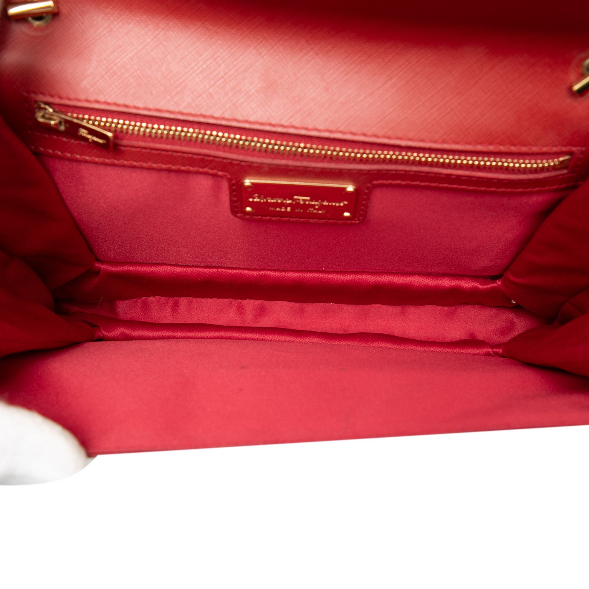 Salvatore Ferragamo Salvatore Ferragamo Medium Leather Vara Ginny Crossbody Size ONE SIZE - 4 Thumbnail