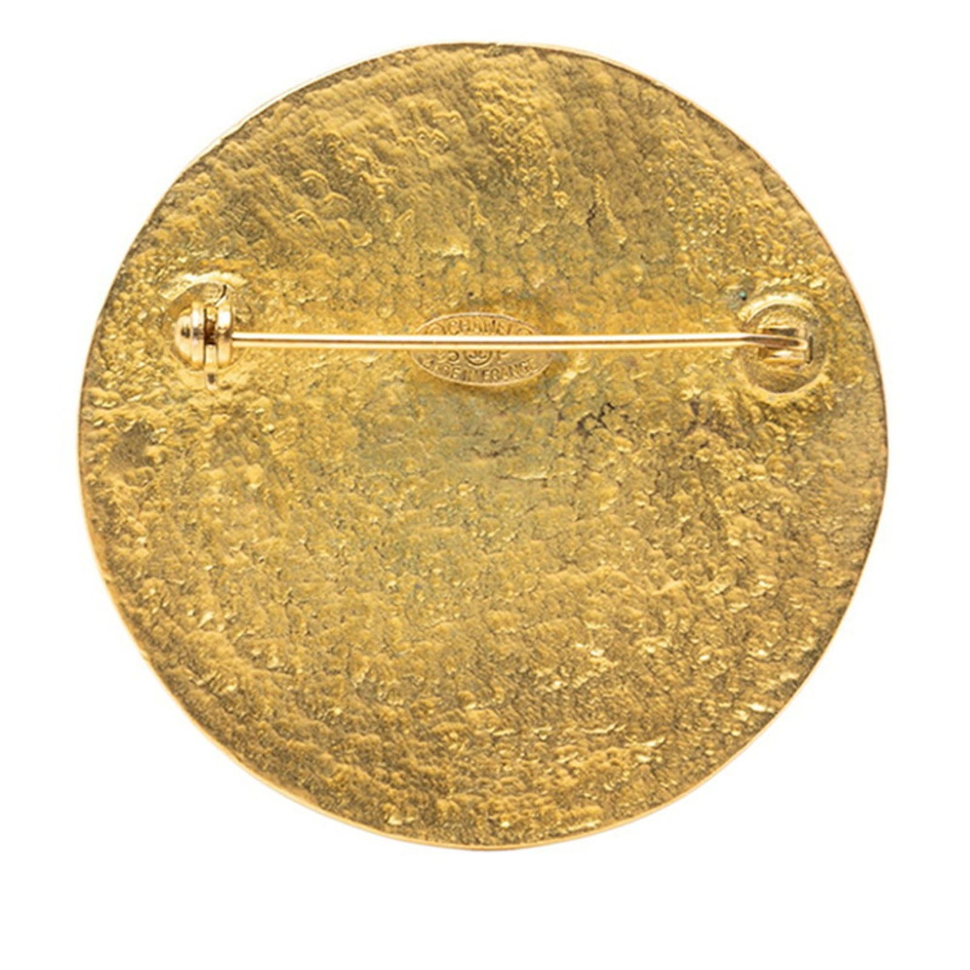 Chanel Vintage Chanel Coco Mark Brooch, Gold Plated, Women's, CHANEL Size ONE SIZE - 2 Thumbnail
