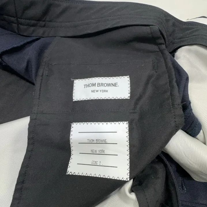 Thom Browne Thom Browne Blue Ankle-Length Casual Trousers Size US 28 / EU 44 - 4 Thumbnail