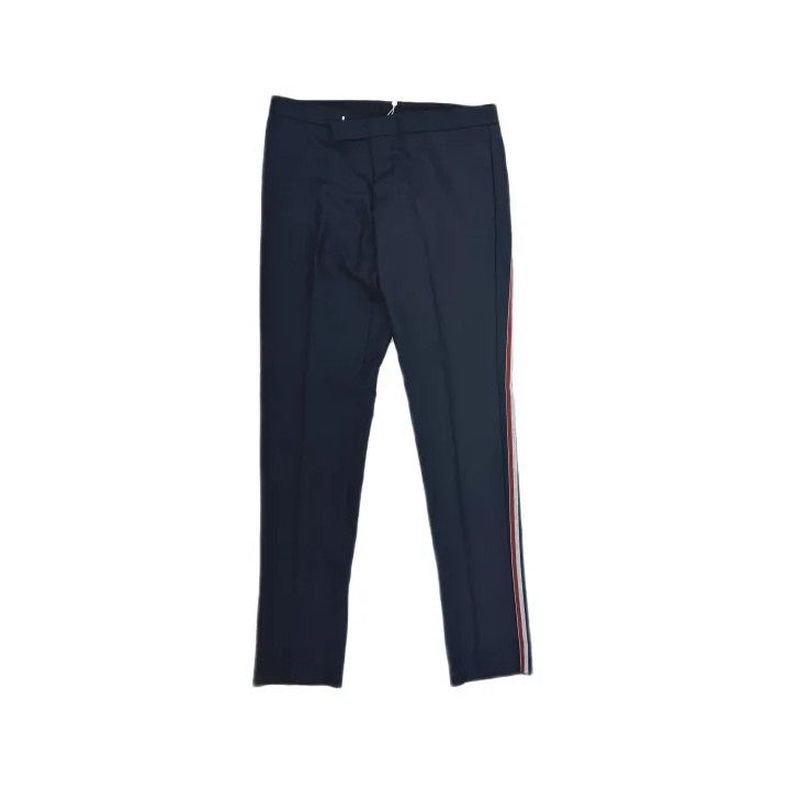 Thom Browne Thom Browne Black Wool Striped Casual Pants Size US 30 / EU 46 - 2 Thumbnail