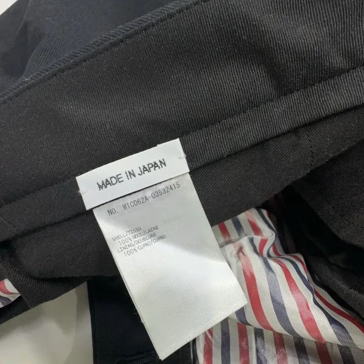 Thom Browne Thom Browne Black Wool Striped Casual Pants Size US 30 / EU 46 - 4 Thumbnail