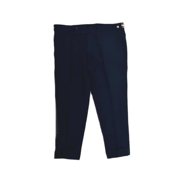 Thom Browne Thom Browne Navy Straight-Leg Casual Trousers Size US 28 / EU 44 - 2 Thumbnail