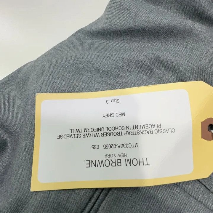 Thom Browne Classic Gray Student Long Pants by Unknown Designer Size US 30 / EU 46 - 6 Thumbnail