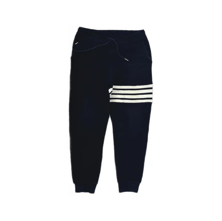 Thom Browne Thom Browne Classic Waffle Knit Joggers for Men Size US 36 / EU 52 - 2 Thumbnail