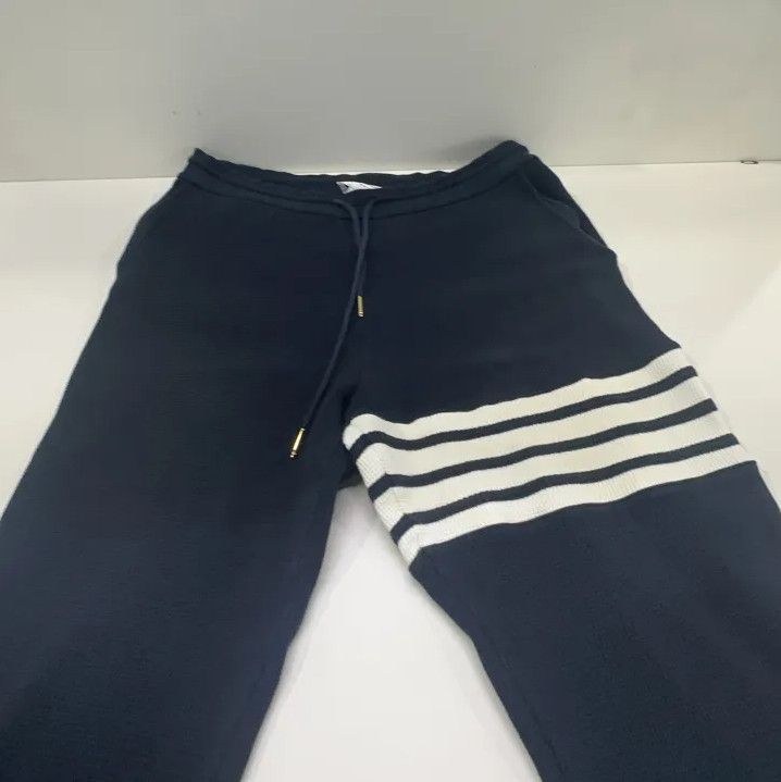 Thom Browne Thom Browne Classic Waffle Knit Joggers for Men Size US 36 / EU 52 - 9 Thumbnail