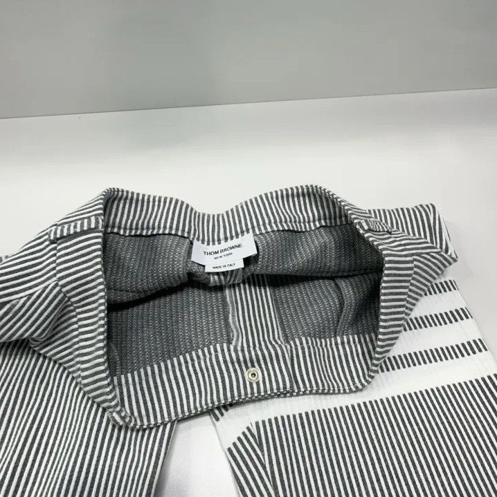 Thom Browne THOM BROWNE Striped Casual Pants for Men Size US 30 / EU 46 - 7 Thumbnail