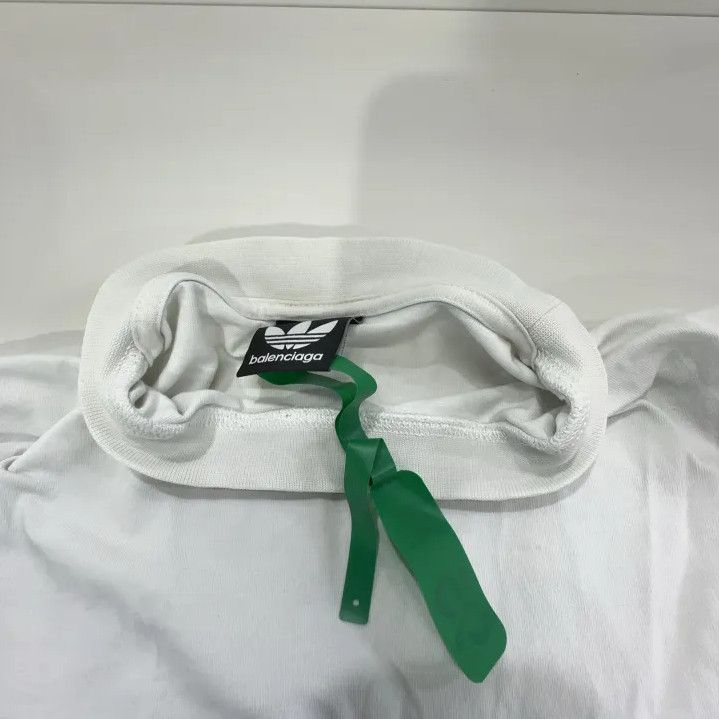 Balenciaga Balenciaga x adidas Embroidered Logo Short Sleeve Tee Size US M / EU 48-50 / 2 - 9 Thumbnail