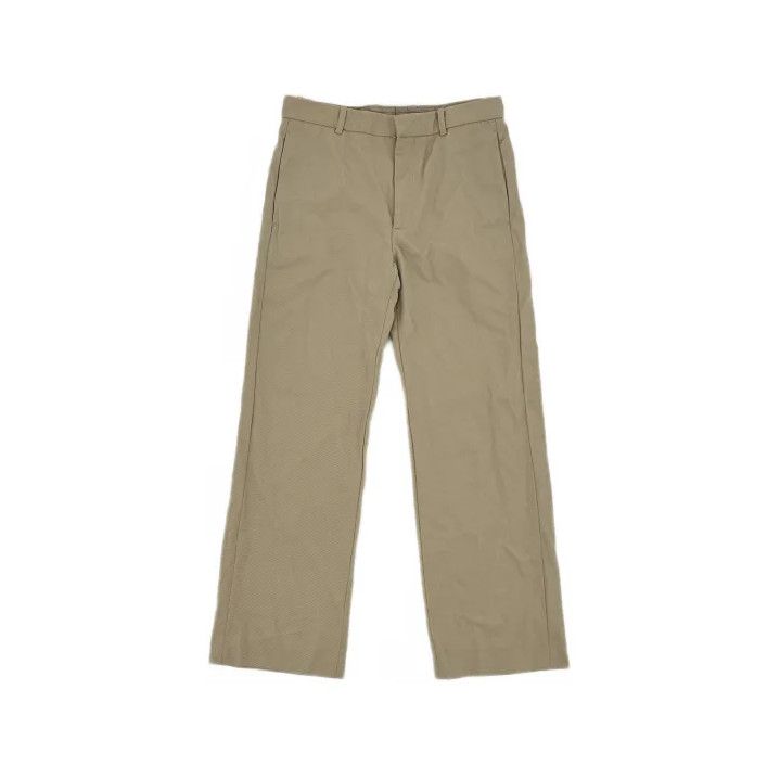 Balenciaga Balenciaga Beige Zipper Straight-Leg Suit Pants Size US 34 / EU 50 - 2 Thumbnail