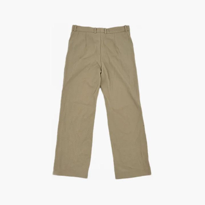 Balenciaga Balenciaga Beige Zipper Straight-Leg Suit Pants Size US 34 / EU 50 - 3 Thumbnail