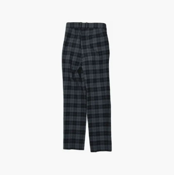 Balenciaga Balenciaga Plaid Wide-Leg Trousers Size US 31 - 3 Thumbnail