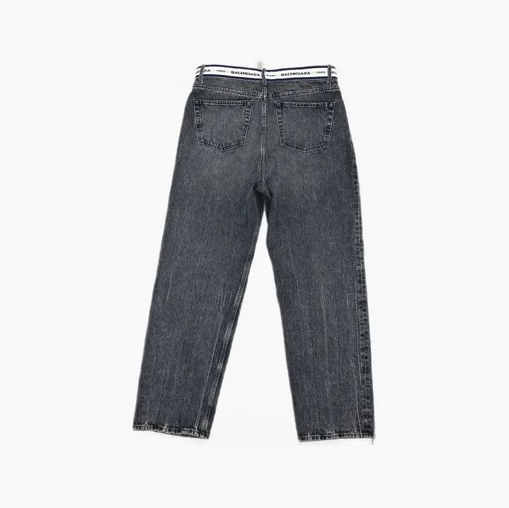 Balenciaga Balenciaga Logo Denim Long Pants for Men Size US 32 / EU 48 - 3 Thumbnail