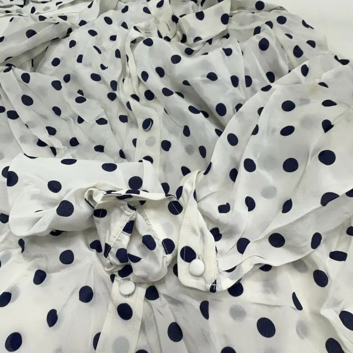 Balenciaga Balenciaga Polka Dot Button-Up Shirt Size S / US 4 / IT 40 - 9 Thumbnail