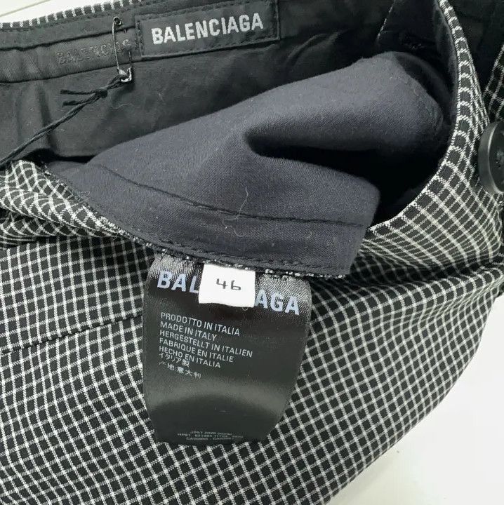 Balenciaga Balenciaga Men's Gray Wool Blend Wide Leg Pants Size US 31 - 7 Thumbnail