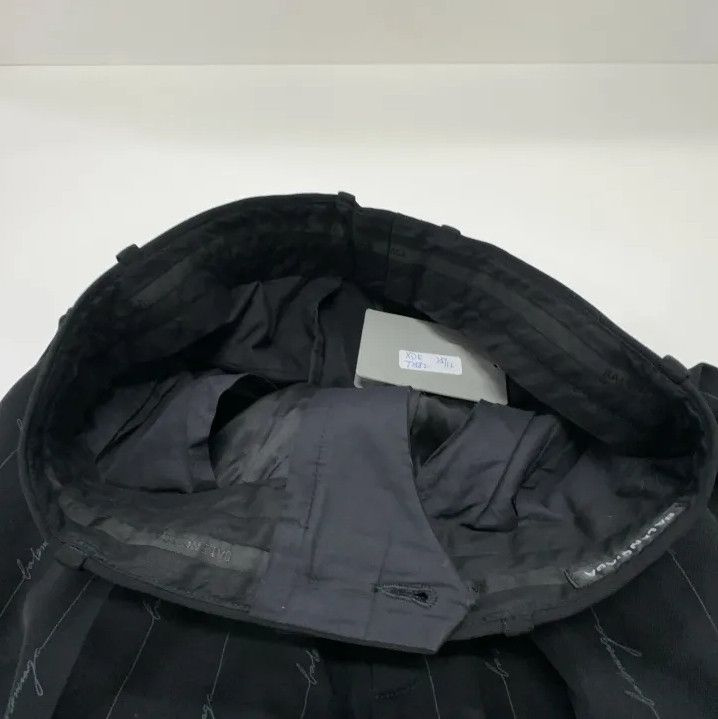 Balenciaga Balenciaga Black Relaxed Embroidered Pants for Men Size US 31 - 7 Thumbnail