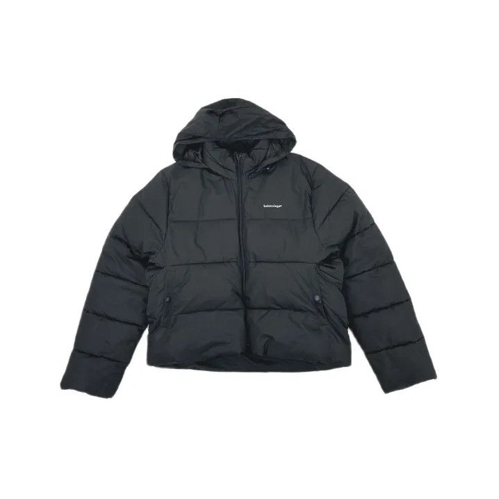 Balenciaga Balenciaga Black High-Neck Zip Long Sleeve Jacket Size US M / EU 48-50 / 2 - 2 Thumbnail