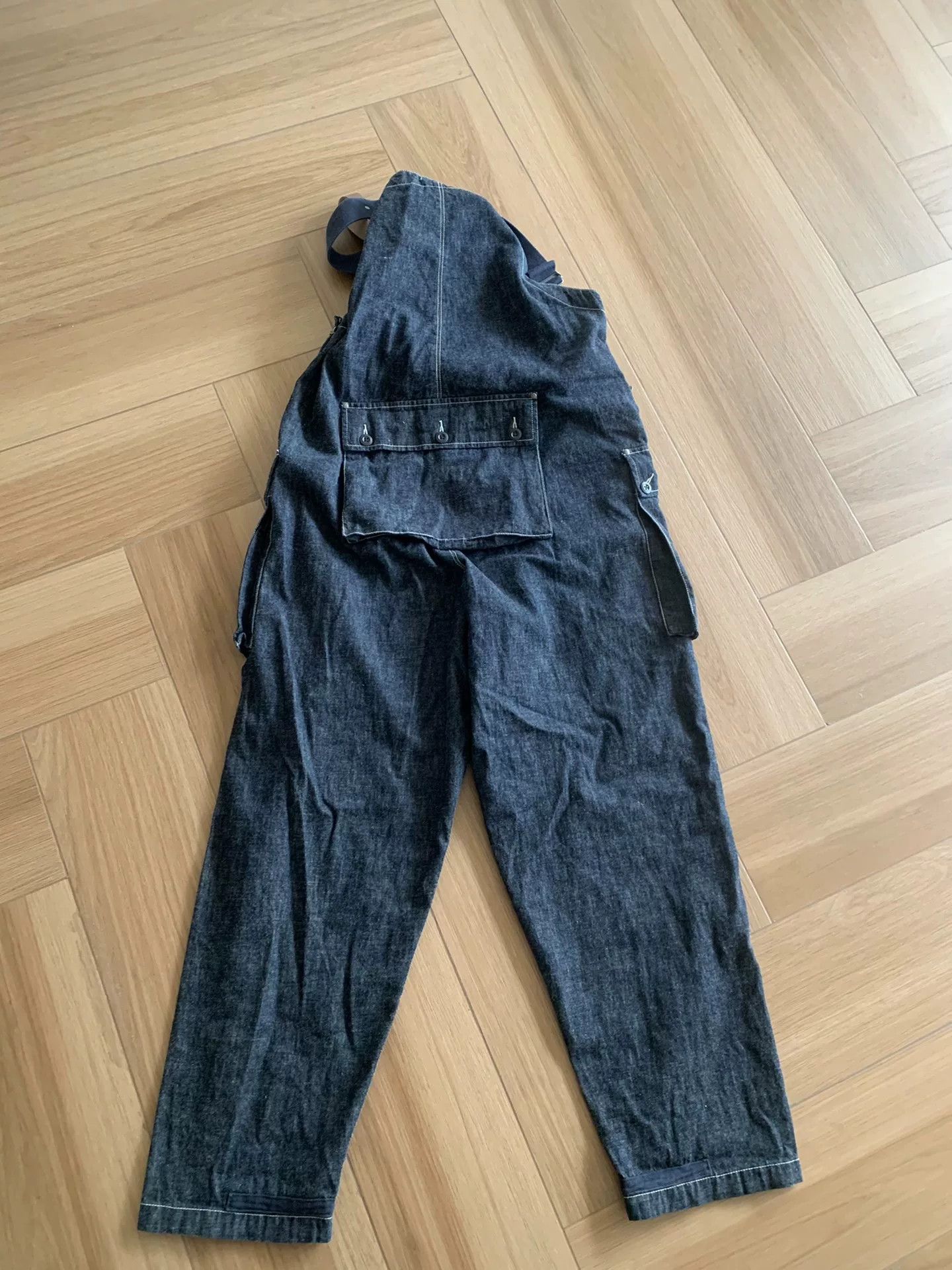 Nigel Cabourn nigel cabourn naval dungaree denim overalls Size US 34 / EU 50 - 2 Thumbnail