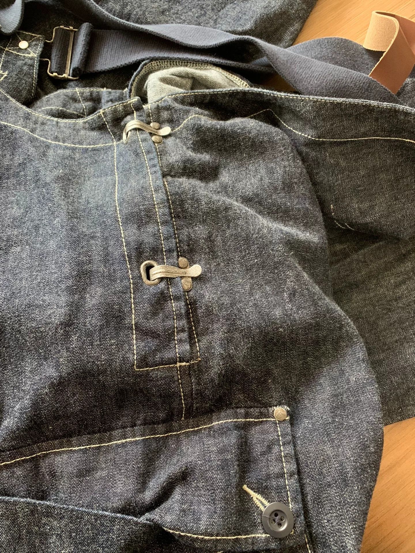 Nigel Cabourn nigel cabourn naval dungaree denim overalls Size US 34 / EU 50 - 5 Thumbnail