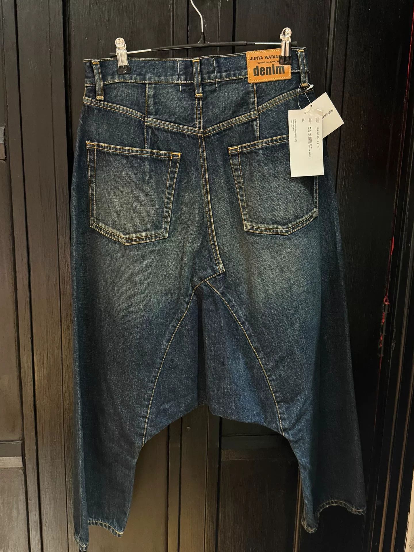 Junya Watanabe junya watanabe denim drop-crotch pants Size US 28 / EU 44 - 3 Thumbnail