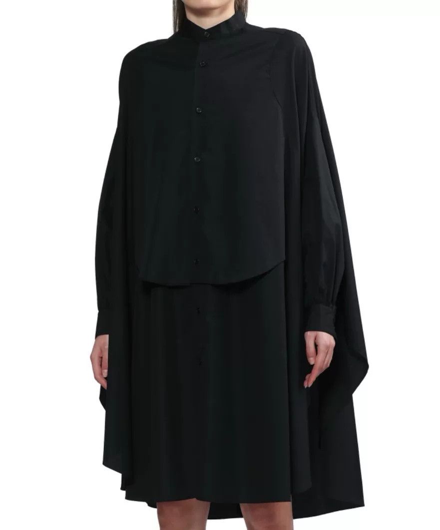 Noir Kei Ninomiya black oversized batwing sleeve shirt Size M / US 6-8 / IT 42-44 - 7 Thumbnail