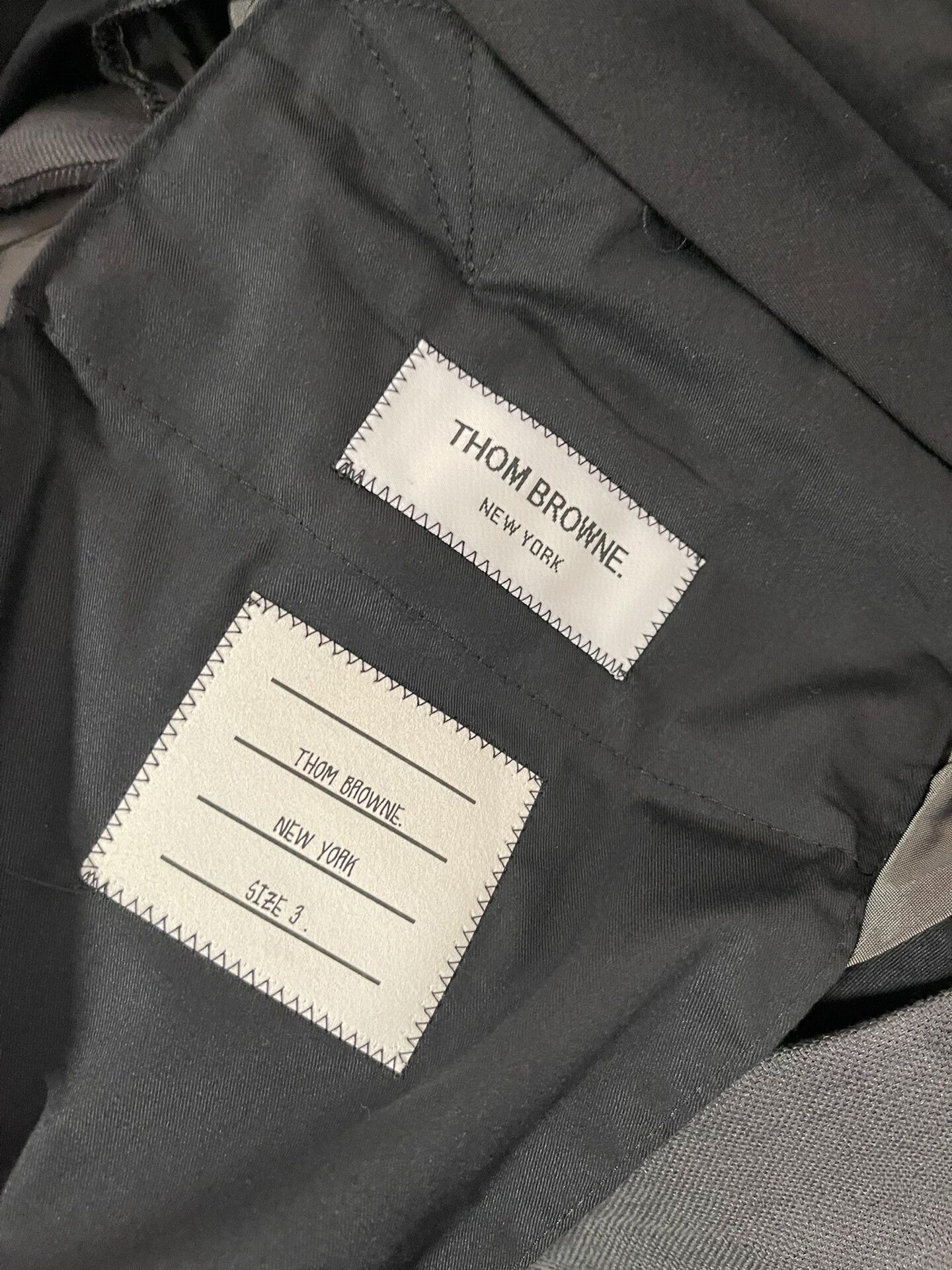 Thom Browne thom browne gray linen trousers size 3 Size US 34 / EU 50 - 3 Thumbnail