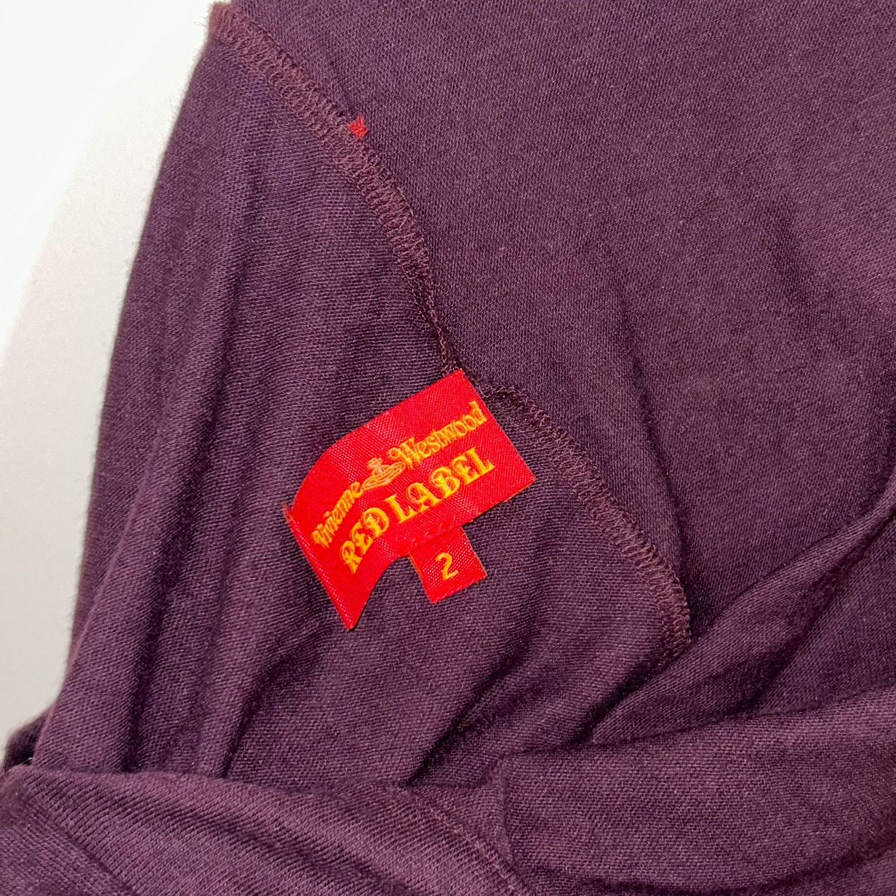 Vivienne Westwood purple irregular T-shirt dress with print Size S / US 4 / IT 40 - 8 Thumbnail