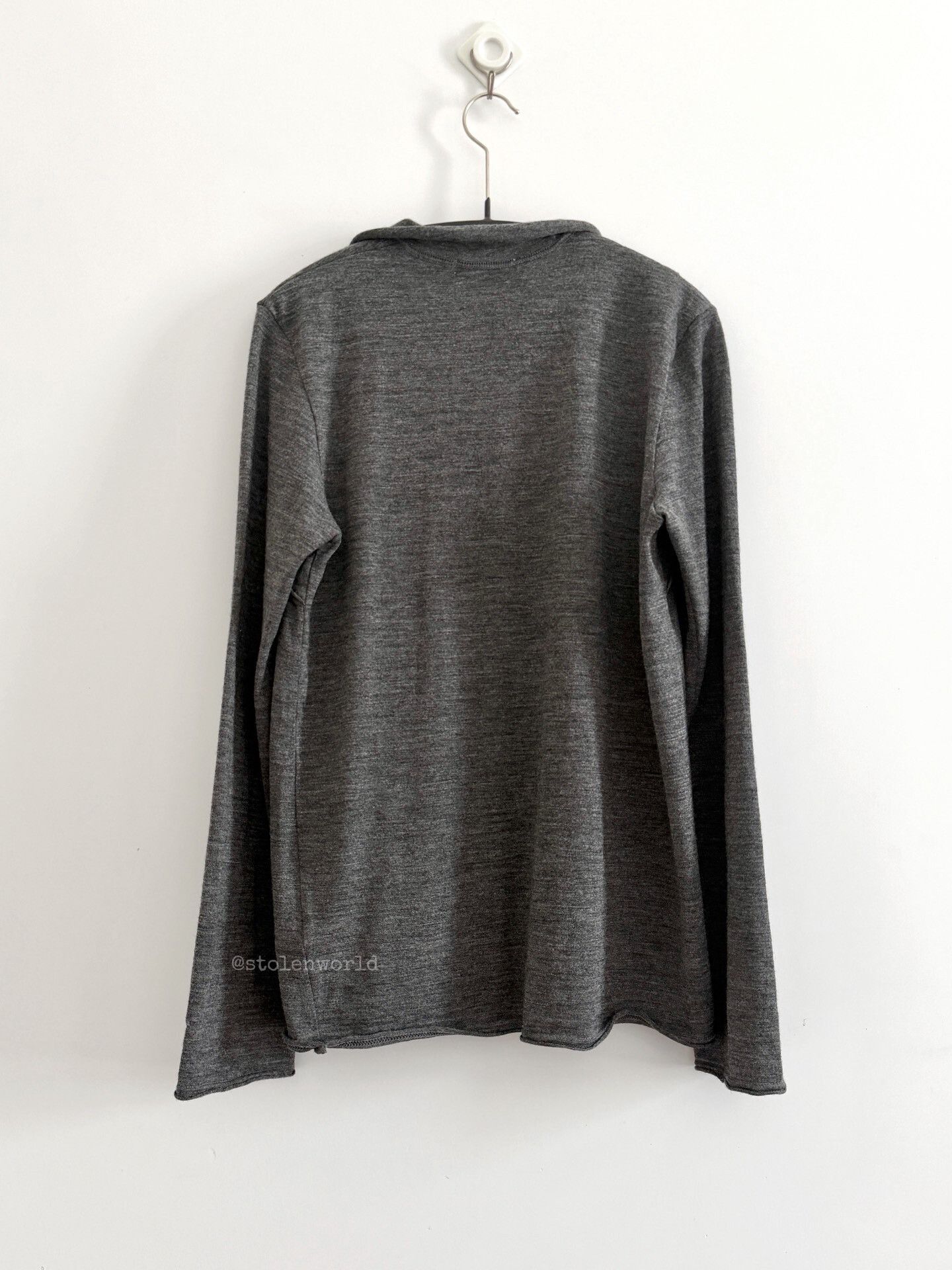 Comme des Garcons gray wool top with bow detail Size M / US 6-8 / IT 42-44 - 4 Thumbnail