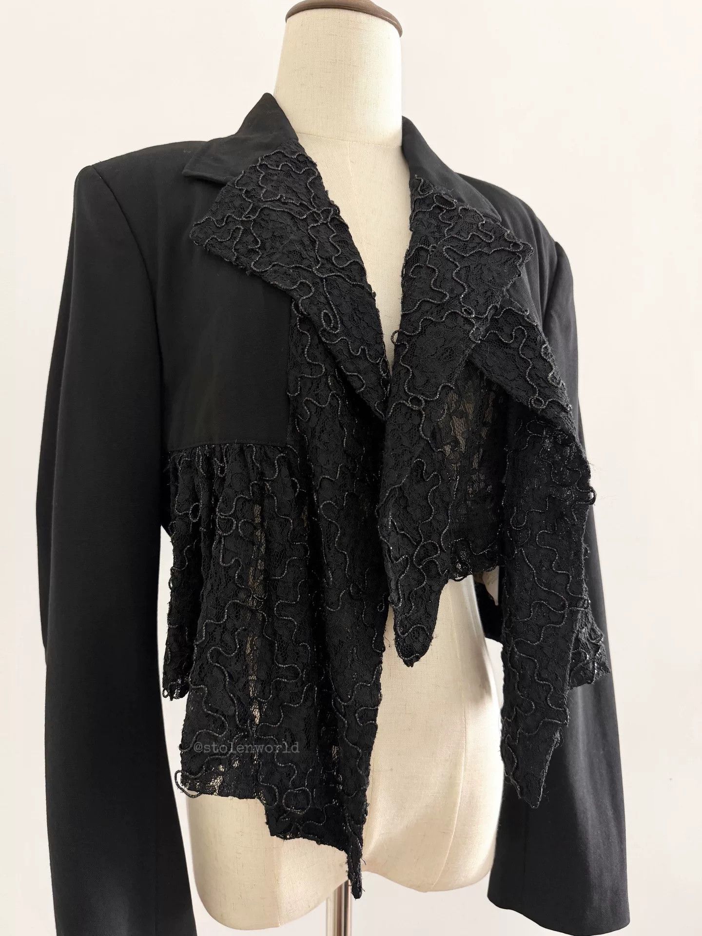 Comme des Garcons comme des garcons lace suit jacket Size L / US 10 / IT 46 - 4 Thumbnail