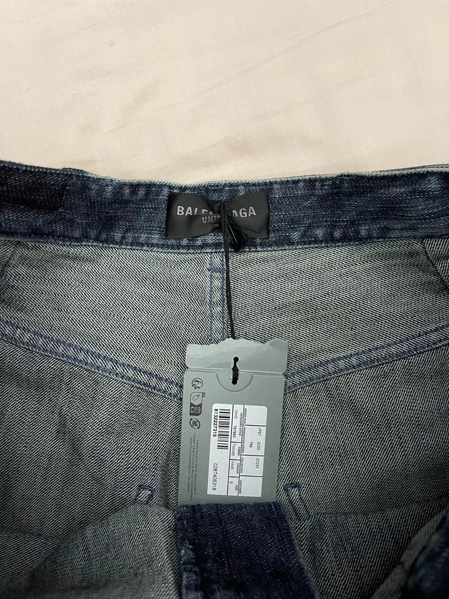 Balenciaga balenciaga baggy wide-leg denim pants Size US 28 / EU 44 - 7 Thumbnail