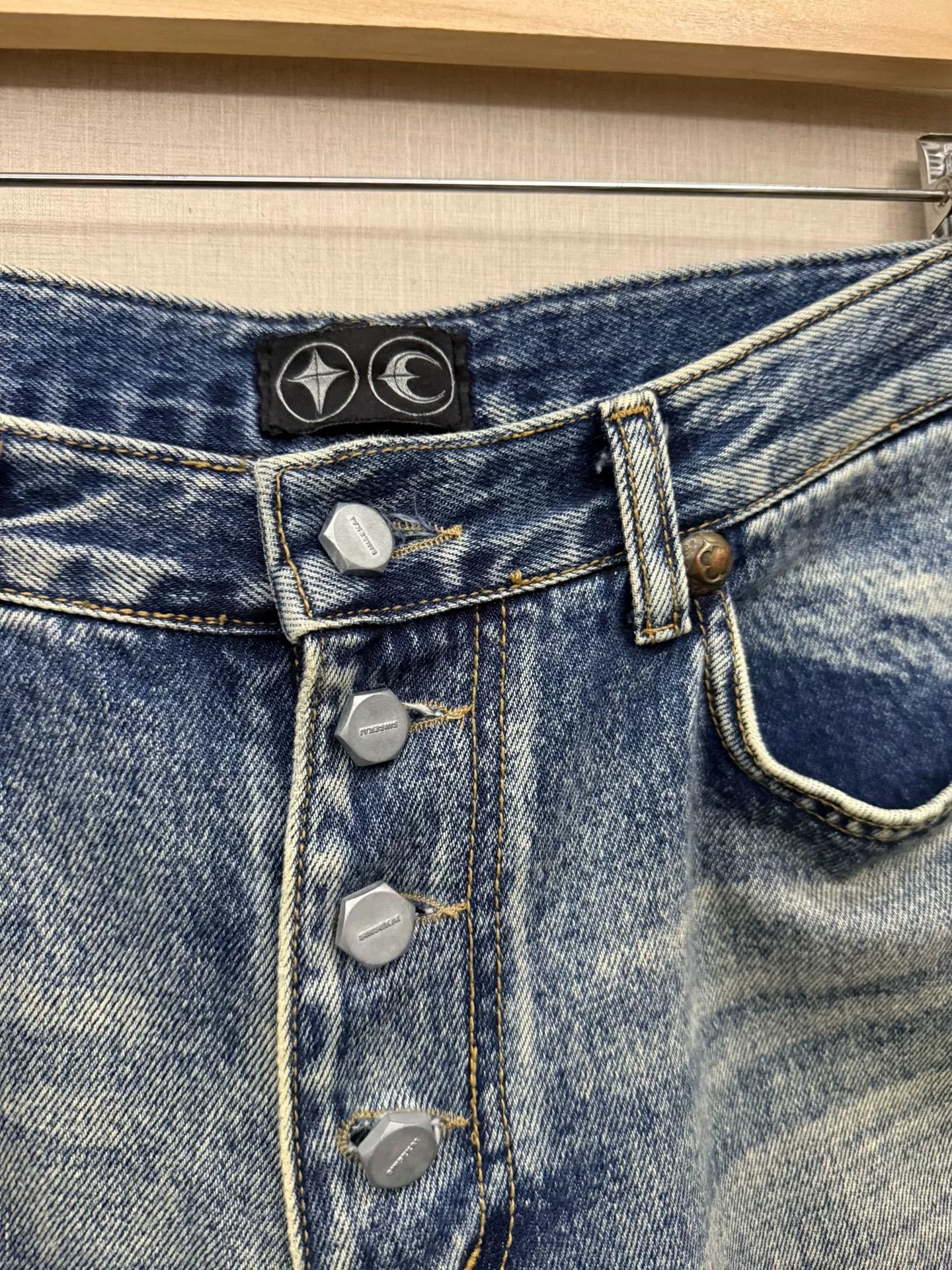 Thug Club blue distressed denim shorts Size 30" / US 8 / IT 44 - 6 Thumbnail