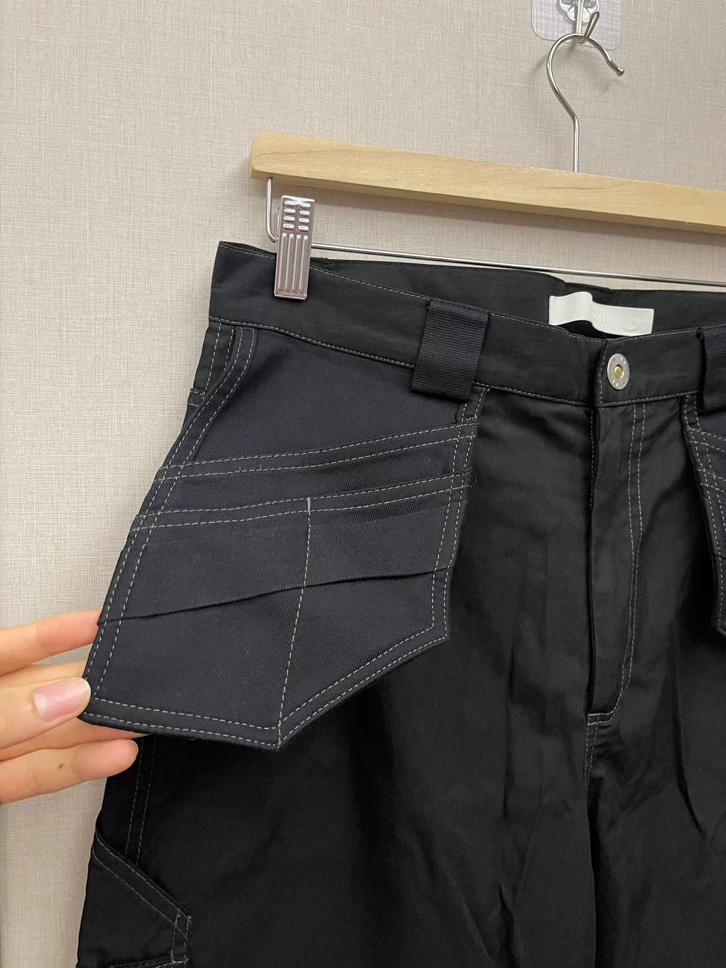 Dion Lee black cargo pants with zipper pockets Size US 30 / EU 46 - 5 Thumbnail