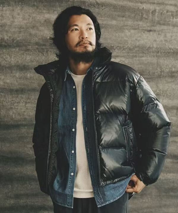 Beams Japan lightweight warm puffer jacket with stand collar Size US M / EU 48-50 / 2 - 9 Thumbnail