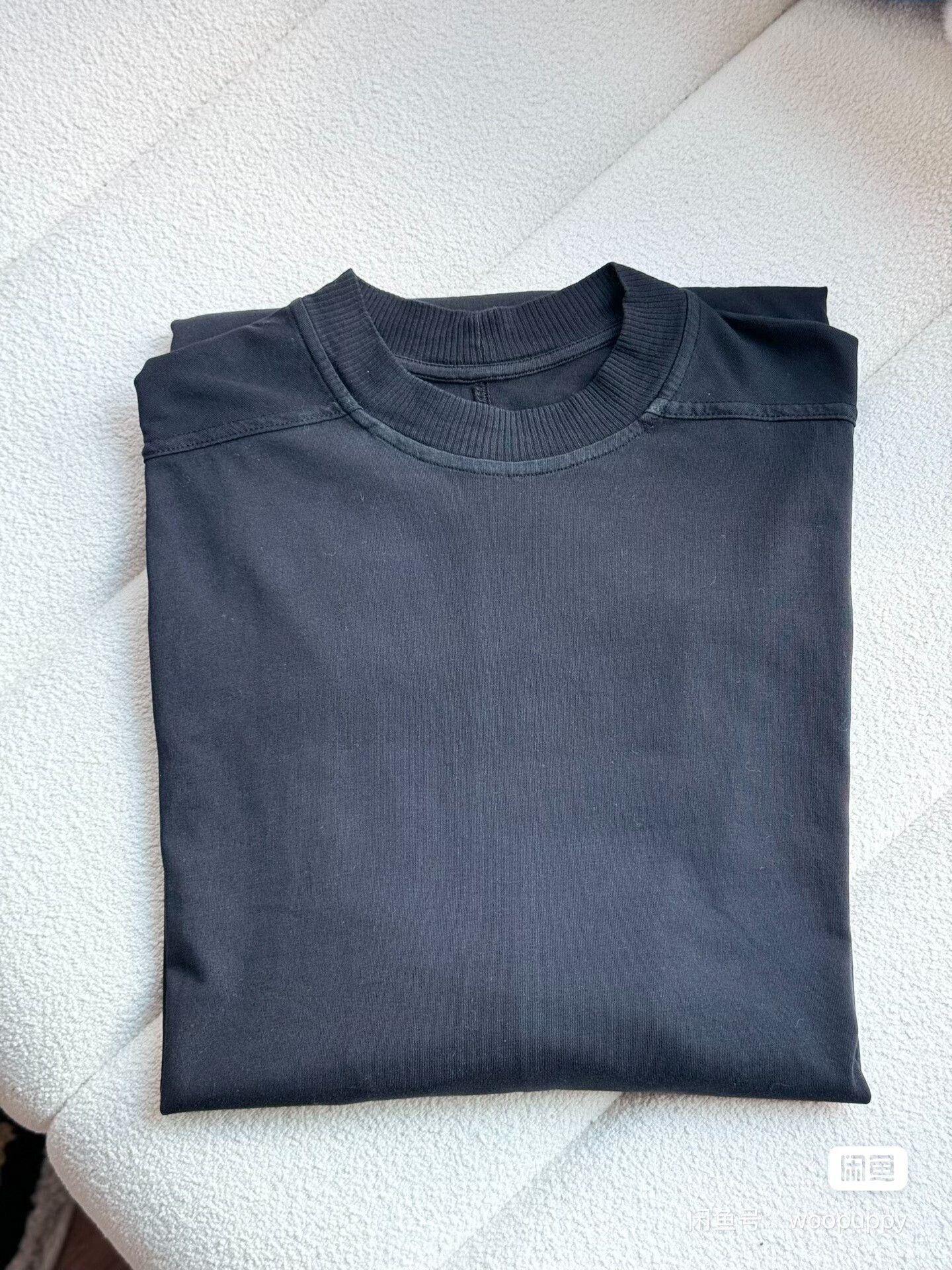 Rick Owens Drkshdw black oversized short sleeve t-shirt Size US L / EU 52-54 / 3 - 3 Thumbnail