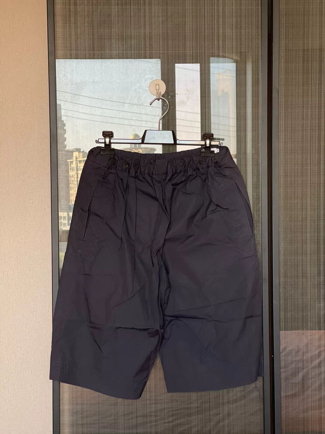 Jil Sander Jil Sander Men's Casual Shorts in Dark Blue Size US 34 / EU 50 - 2 Thumbnail