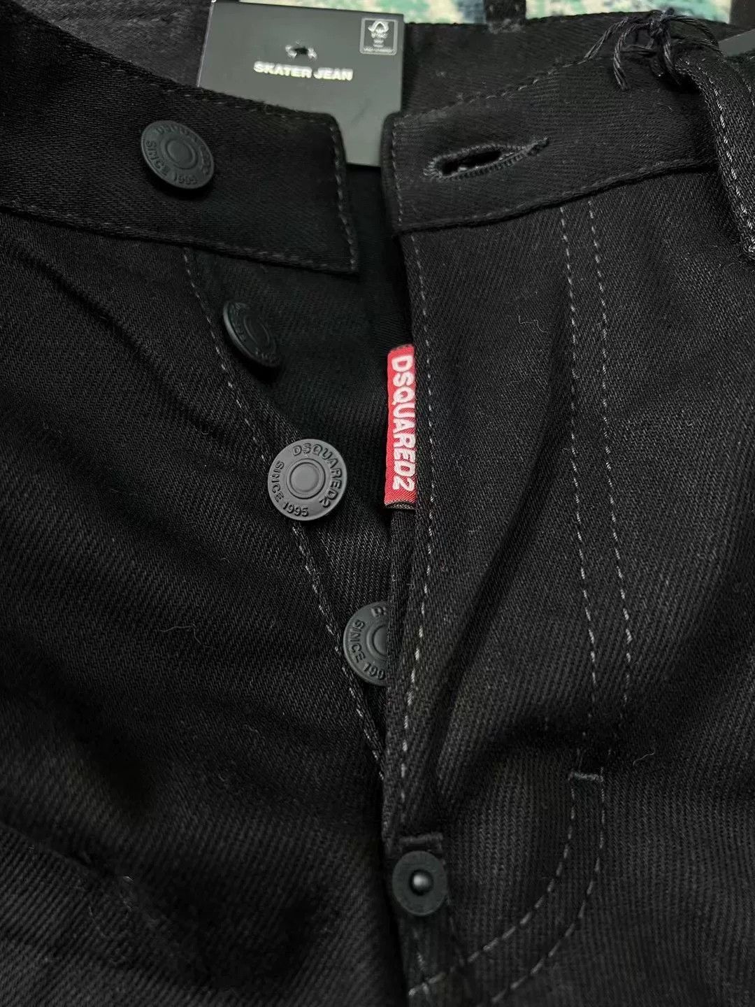 Dsquared2 dsquared2 black skater jeans with iconic logo Size US 36 / EU 52 - 3 Thumbnail