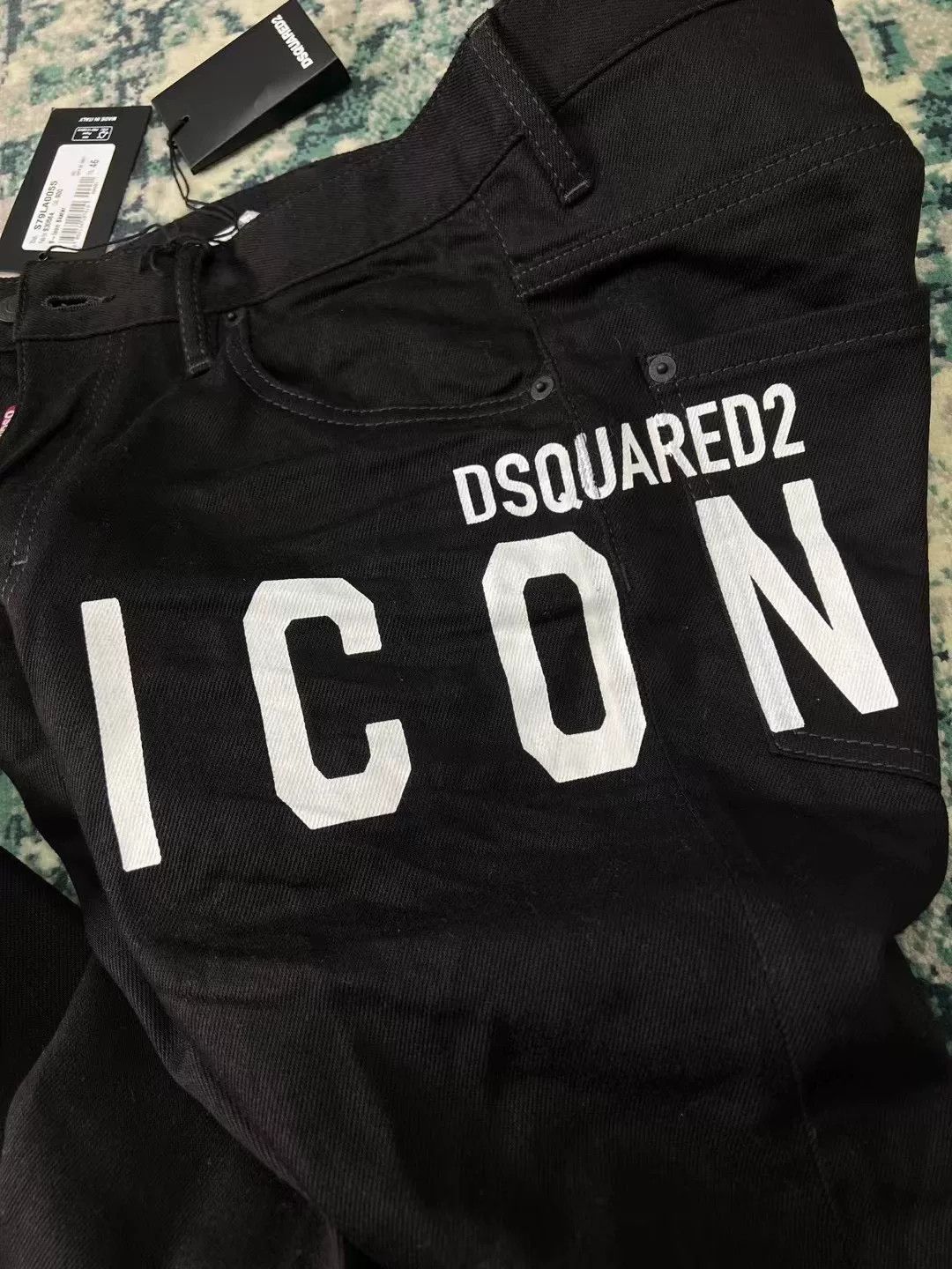 Dsquared2 dsquared2 black skater jeans with iconic logo Size US 36 / EU 52 - 4 Thumbnail