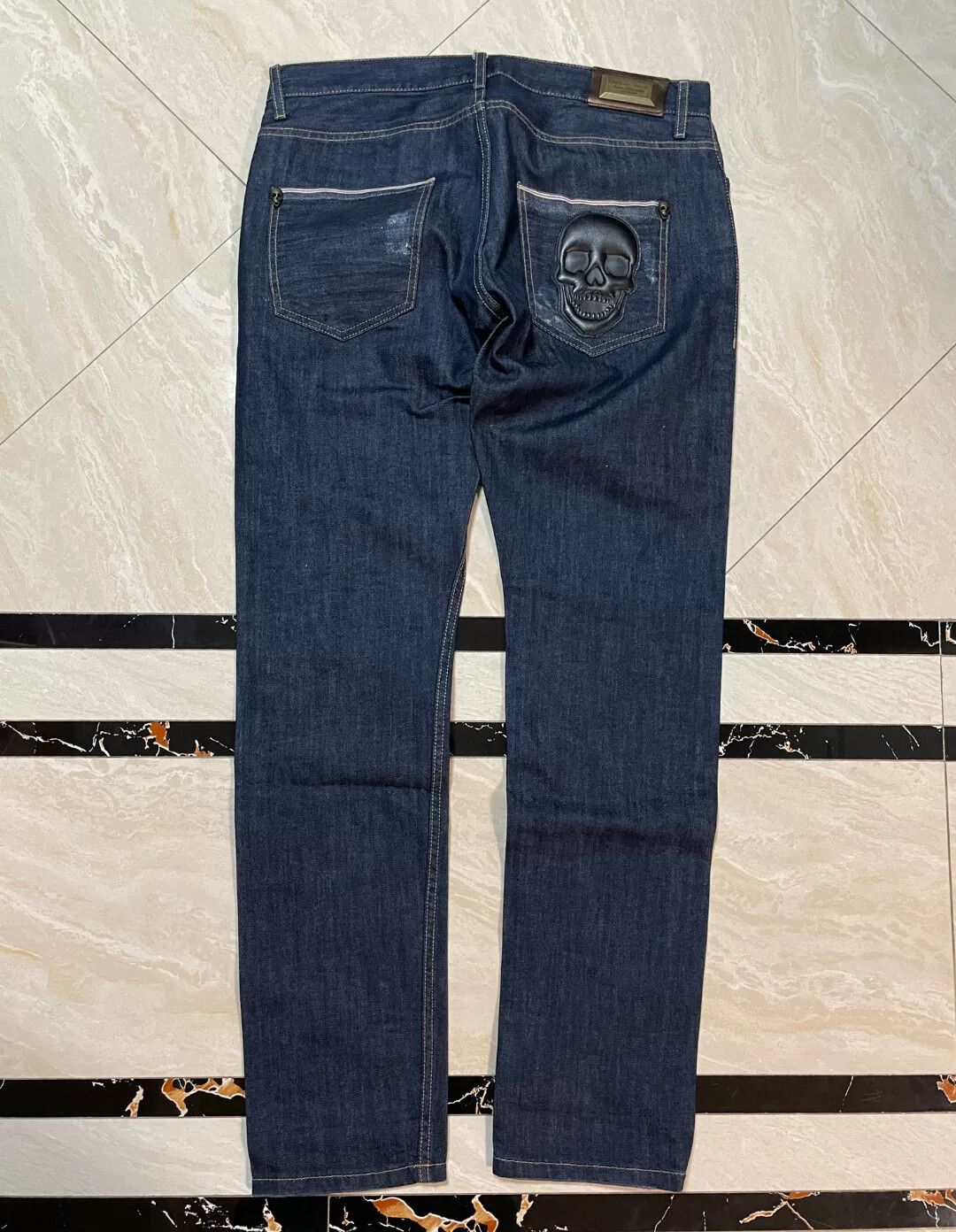Philipp Plein philipp plein denim pants with skull design Size US 36 / EU 52 - 7 Thumbnail