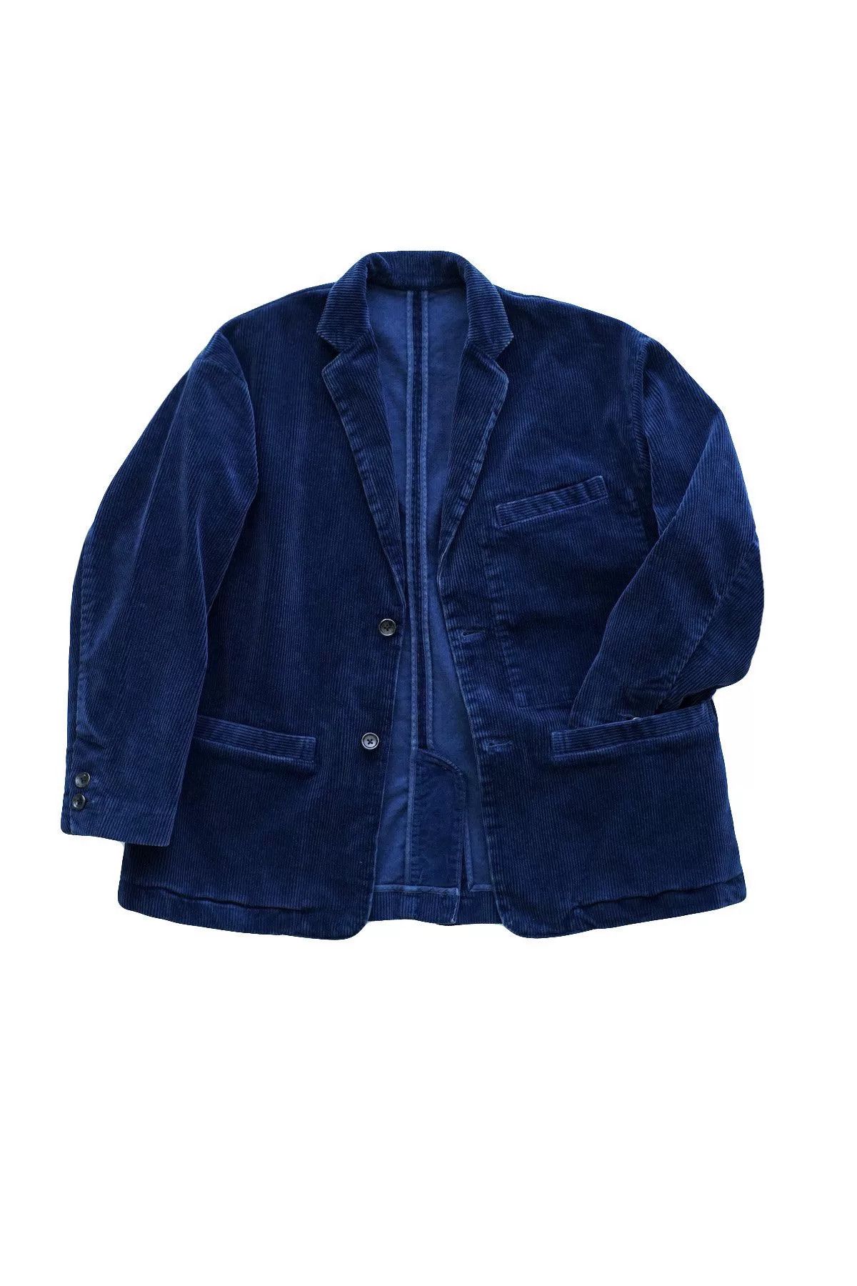 Porter Classic blue corduroy vest with pockets Size US M / EU 48-50 / 2 - 7 Thumbnail
