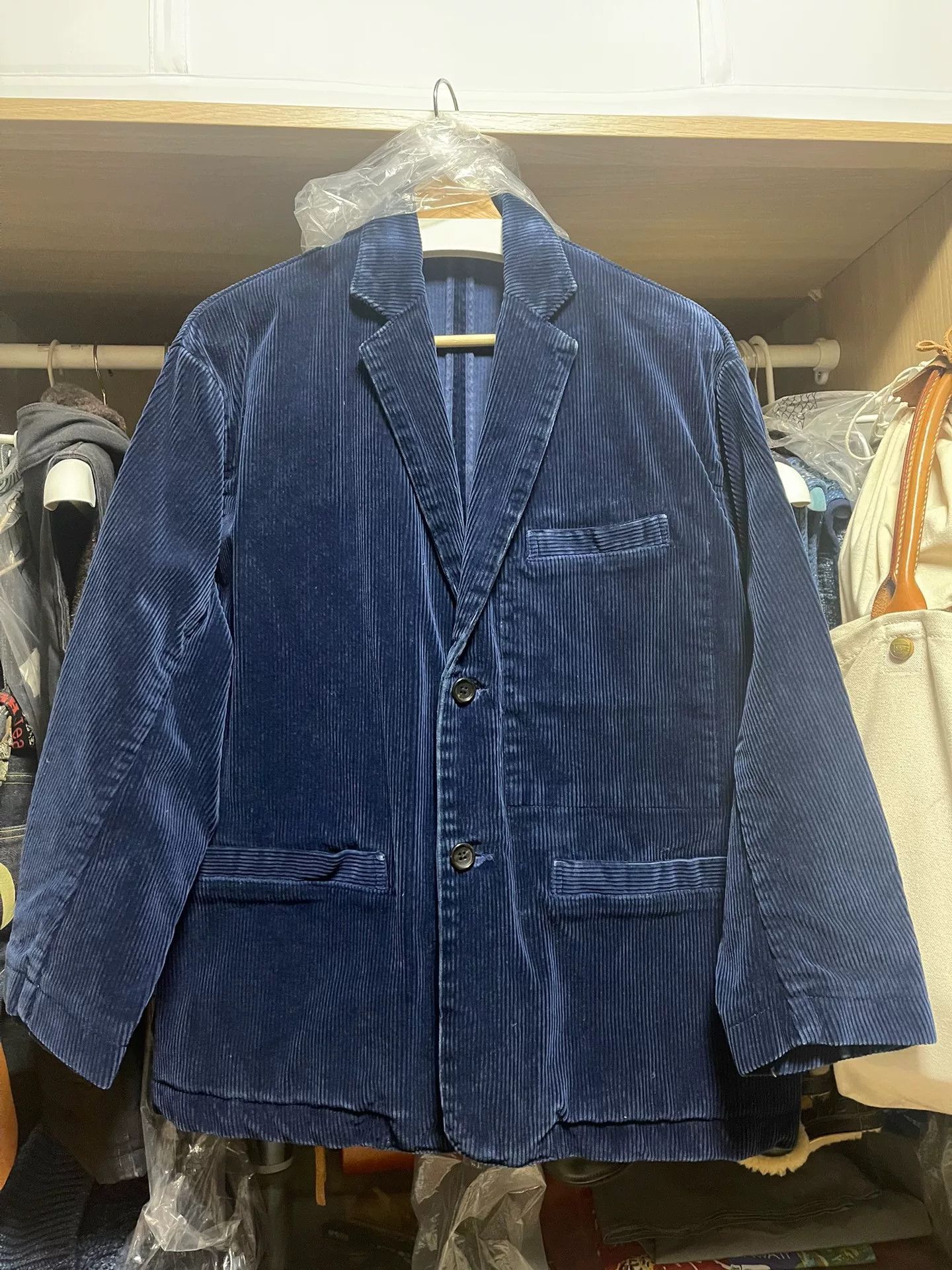 Porter Classic blue corduroy vest with pockets Size US M / EU 48-50 / 2 - 5 Thumbnail